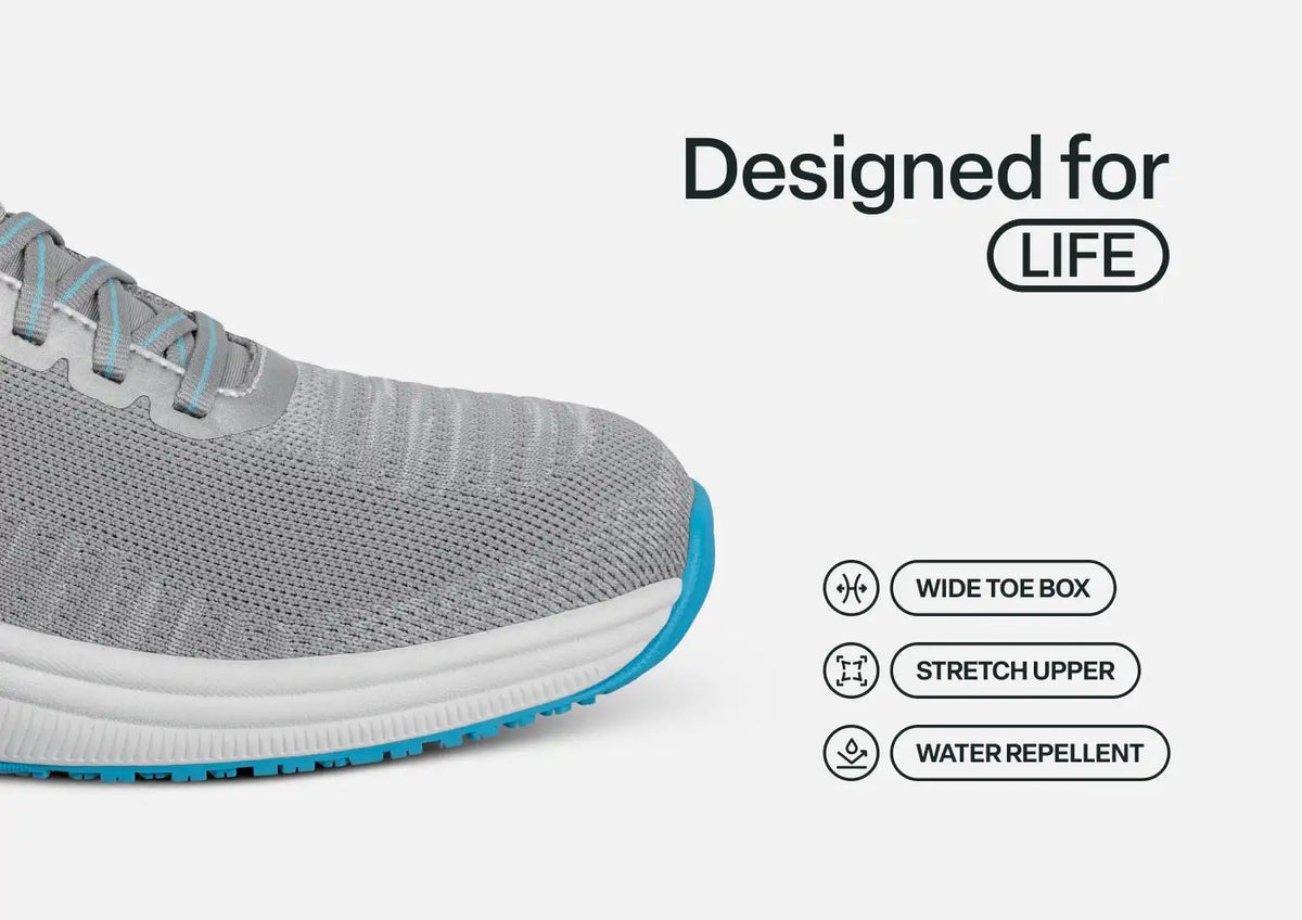 Kita Hands-Free - Gray/Turquoise